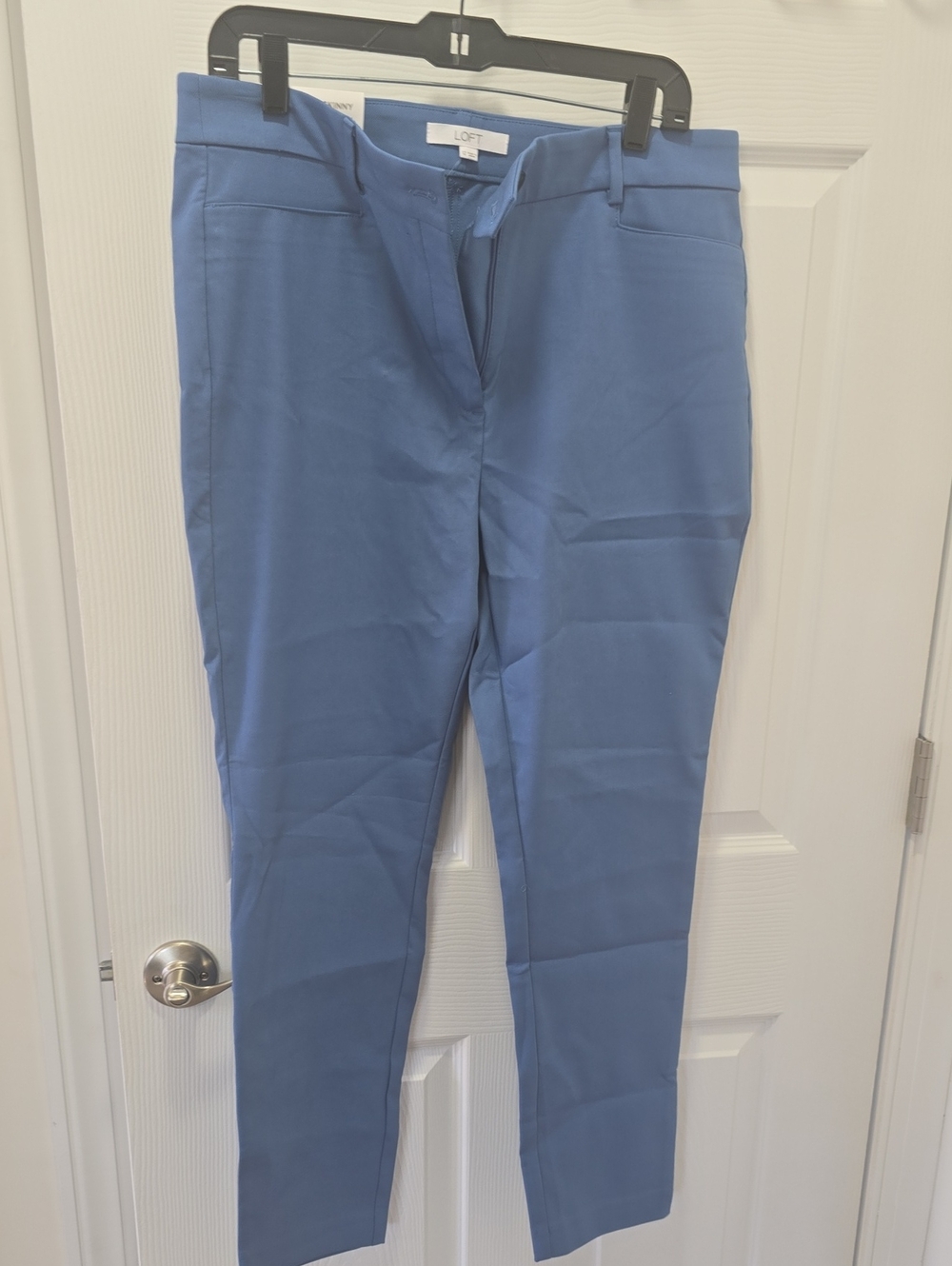LOFT Cornflower Blue Slim Ankle Pants